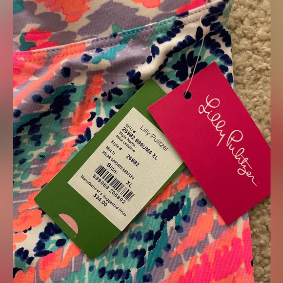 NWT! Lilly Girls Maia Leggings Size XL (12-14). “Solar Opposite Reduced” Pattern - Picture 3 of 10